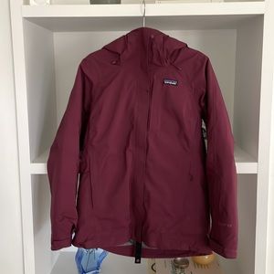 Patagonia Insulated Powder Town Jacket in Berry Color